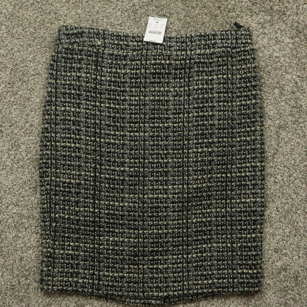 J.Crew skirt womens 6 Factory The Pencil Skirt Tweed Office NWT wool winter